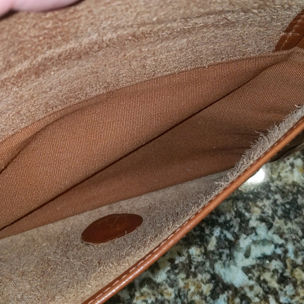 Etienne Aigner Genuine Leather Small Crossbody - Picture 6 of 16